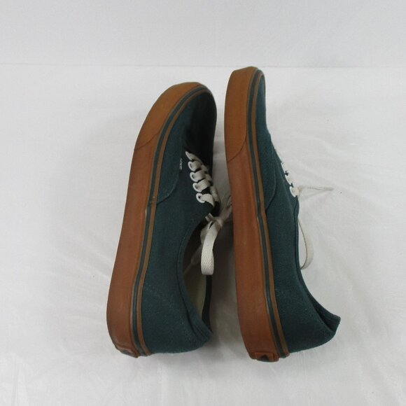 VANS Unisex Green Skateboarding Shoes Size 7 - Picture 7 of 8
